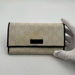 Gucci Long Tri Fold Wallet